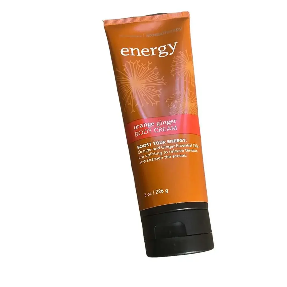 Bath and Body Works Aromatherapy Energy Orange Ginger Body Cream 8 oz